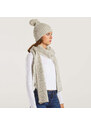 Ugg sciarpa lana logo grigio