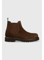 Tommy Jeans stivaletti chelsea in camoscio TJM CHELSEA HIGH BOOT uomo EM0EM01205