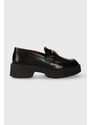 Tommy Hilfiger mocassini in pelle TH HARDWARE LOAFER donna FW0FW07329