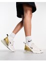 Nike - Air Max 270 - Sneakers bianche e oro-Bianco