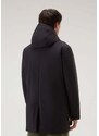 WOOLRICH Cappotto 3 in 1 in nylon elasticizzato e giacca removibile nero