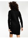 Object - Vestito maglione corto accollato nero