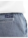 Superdry - Pantaloncini vintage blu a righe