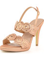 MENBUR sandali con tacco eleganti donna Cefiso oro rosa