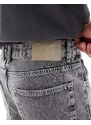 Pull&Bear - Jeans ampi grigi-Grigio
