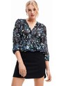 Desigual camicetta 23WWBW06 WOMAN WOVEN BLOUSE LONG SLEEVE donna