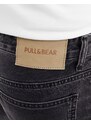 Pull&Bear - Jeans neri vestibilità standard-Nero