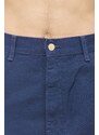 Carhartt WIP Pantalone DOUBLE KNEE in cotone blu