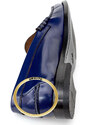 Mocassino Prada in Pelle Blu Cobalto 9 Blu 2000000003535