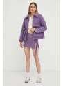 Beatrice B gonna in lana colore violetto