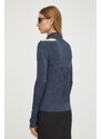 Patrizia Pepe maglione in lana donna colore blu navy