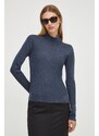 Patrizia Pepe maglione in lana donna colore blu navy