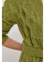 Silvian Heach kardigan con aggiunta di lana colore verde