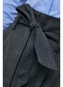 Pinko pantaloni in lana colore grigio