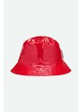 Moschino Cappello in Vinile Rosso