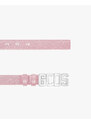 GCDS cintira glitter logo rosa