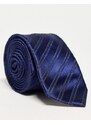 Harry Brown - Cravatta blu navy a righe