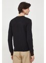 Trussardi maglione in misto lana uomo colore nero