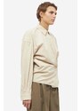 LEMAIRE Camicia STRAIGHT TWISTED in cotone beige