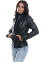 Leather Trend Zara - Giacca Donna Nera in vera pelle