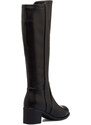 Stivali neri da donna con tacco 6 cm e zip Piazza di Spagna