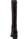 Stivali neri da donna con tacco 6 cm e zip Piazza di Spagna