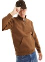 Carhartt WIP - Chase - Felpa con zip corta marrone-Brown