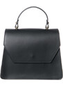 Leather Trend Dessi - Pochette da Donna Nero In Vera Pelle
