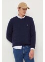 Polo Ralph Lauren maglione in lana uomo colore blu