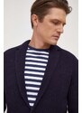 Polo Ralph Lauren cardigan in lana colore blu navy