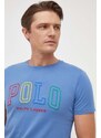 Polo Ralph Lauren t-shirt in cotone uomo colore blu