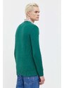 Tommy Jeans maglione in cotone colore verde