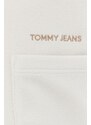 Tommy Jeans felpa in pile colore beige
