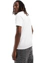 Fred Perry - T-shirt con logo bianca-Bianco
