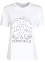 Solada T-shirt Manica Corta Donna Segno Zodiacale Capricorno Bianco Taglia 3xl