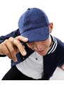 Levi's - Cappellino in velluto a coste blu navy con logo tono su tono