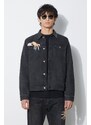 Undercover giacca di jeans Blouson uomo colore nero UC2C4212