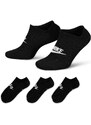 Nike Sportswear No-Show Socks 3-Pack Black/ White L