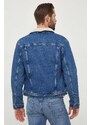Guess giacca di jeans uomo colore blu