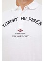 Tommy Hilfiger polo in cotone colore bianco