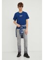 Levi's jeans 501 54 uomo colore grigio