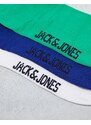 Jack & Jones - Confezione da 3 paia di calzini multicolore con stampa di montagna