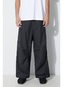 Maharishi pantaloni Oversized Tobi Cargo Snopants uomo colore nero 4615.BLACK