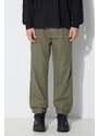 Maharishi pantaloni U.S. Chino Loose uomo colore verde 4604.OLIVE