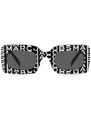 Occhiali Da Sole Marc Jacobs Marc 488/n/s Cod. Colore 03k/ir Donna Squadrata Nero/bianco