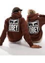 Obey - Icon Eyes 2 - Felpa con cappuccio unisex marrone