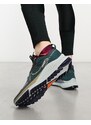 Nike Running - React Pegasus Trail 4 Gore-TEX - Sneakers kaki e rosso granata-Verde