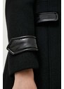 Morgan cappotto in lana colore nero