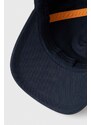 Boss Orange berretto da baseball in cotone colore blu navy con applicazione