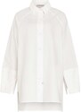 AllSaints camicia in cotone Evie donna colore bianco